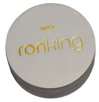 Custom Foil Labels Metallic Silver Gold Foil Stamped labels