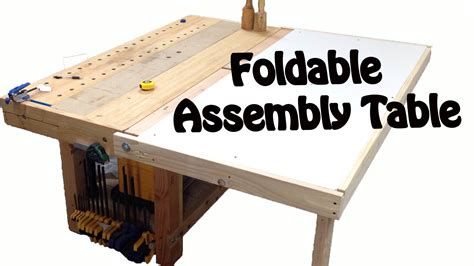 Make a Foldable Assembly table. DIY BUILD - YouTube