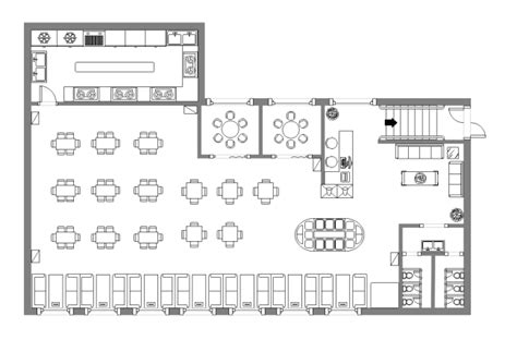 A free customizable canteen design layout template is provided to download and print. Quickly ...