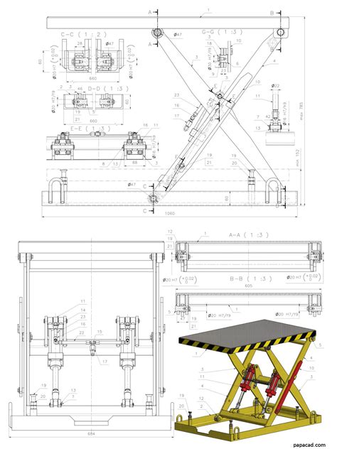 Homemade Scissor Lift | Welding table, Lift table, Mechanical engineering design