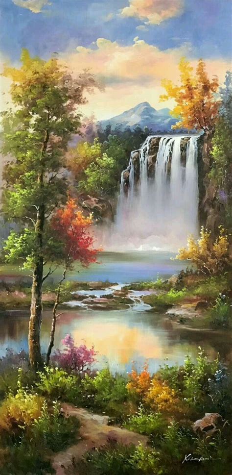 Amazing #OilPaintingScenery #OilPaintingOleo | Oil painting landscape ...