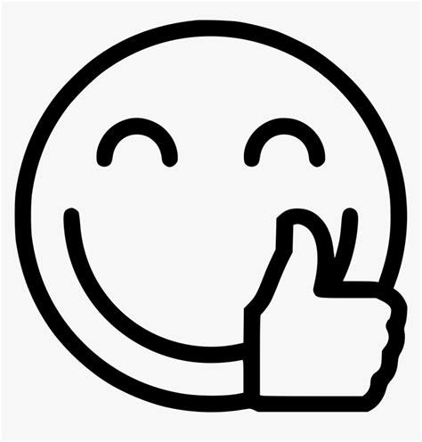 Smiley Face Thumbs Up Clipart Black And White Clipartsgram | Porn Sex Picture