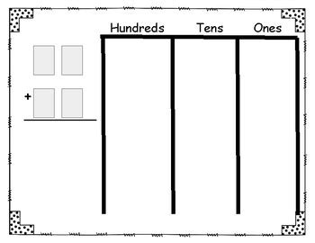 Place Value Addition by Sassy Second Grade Teacher | TpT