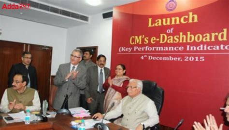 Haryana CM Launched 'CM dashboard' for Live Monitoring of Departments