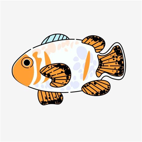 Yellow Fish Vector PNG Images, Yellow White Fish, Three Dimensional ...