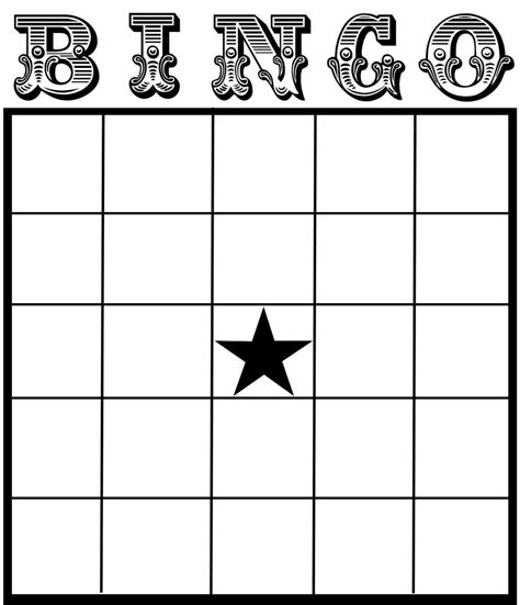 Blank Bingo Card Template Microsoft Word – Douglasbaseball.com