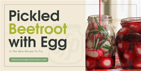 Pickled Beetroot With Egg Is The New Recipe To Try [Recipe] - UFP