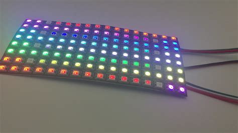 Programmable 8x16 Rgb Led Screen Arduino Sk6812 5050smd Led Matrix 5v ...