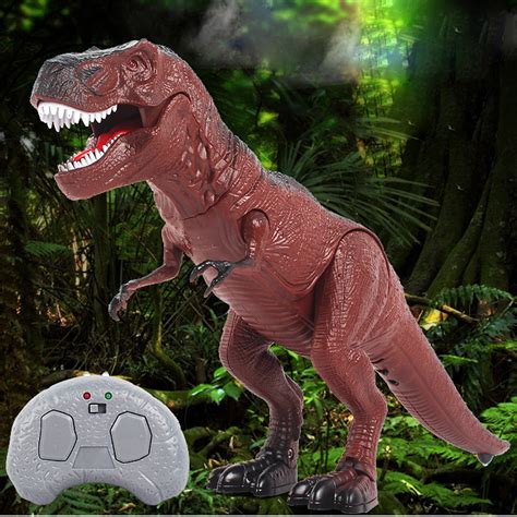 Walking Dinosaur Toy Remote Control Light & Sound Action Figure Real Movement Interest Holiday ...