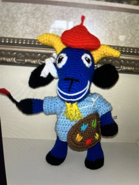 GOAT - VINCENT VAN GOAT (BABY EINSTEIN) - Nana's Crochet Shoppe