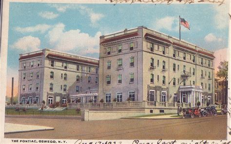 The Pontiac Hotel-Oswego,New York Oswego New York, Vintage Postcards ...