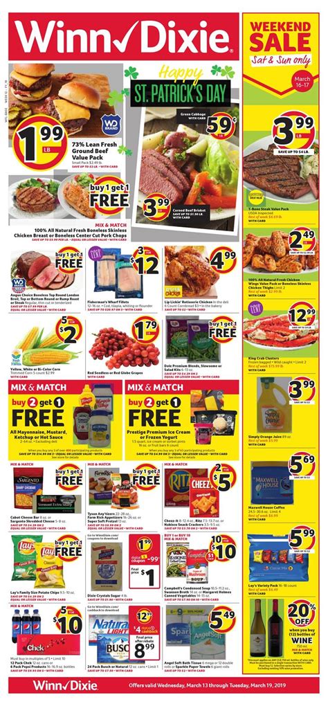 Winn Dixie Weekly Ad Mar 13 - 19, 2019 - WeeklyAds2