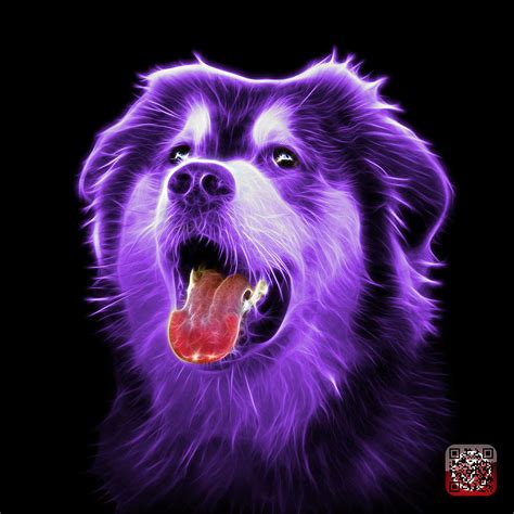 Purple Malamute Dog Art - 6536 - BB Painting by James Ahn - Fine Art ...