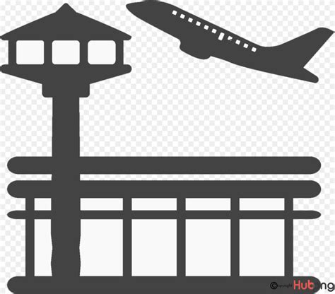 Aircraft Clipart - airplane-taking-off-from-airport - Classroom - Clip Art Library