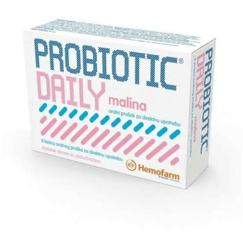 Hemofarm probiotic daily malina 8 kesica | ePonuda.com