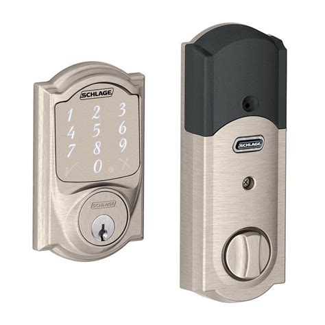 Schlage Sense Camelot Bluetooth Keyless Entry Deadbolt Lock Satin Nickel SEALED