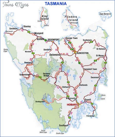 cool Tasmania Map | Tasmania, Australian road trip, Tasmania road trip