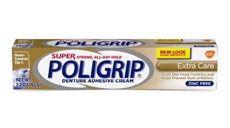 Super Poligrip Extra Care Denture Adhesive | Polident