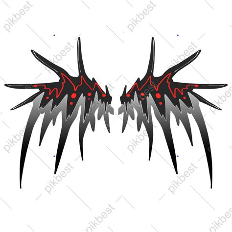 Black Demon Wings Illustration | PSD PNG Images Free Download - Pikbest