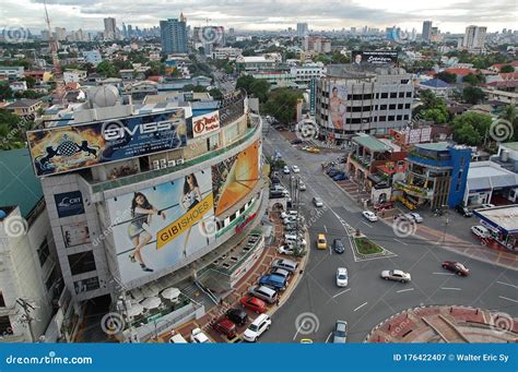 Overview Of Quezon City At Night In Quezon City, Philippines Editorial ...