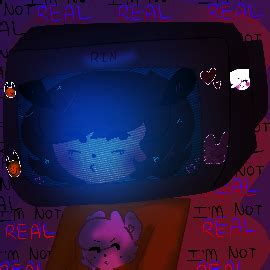 "I'm not real" by Preisgae on Newgrounds