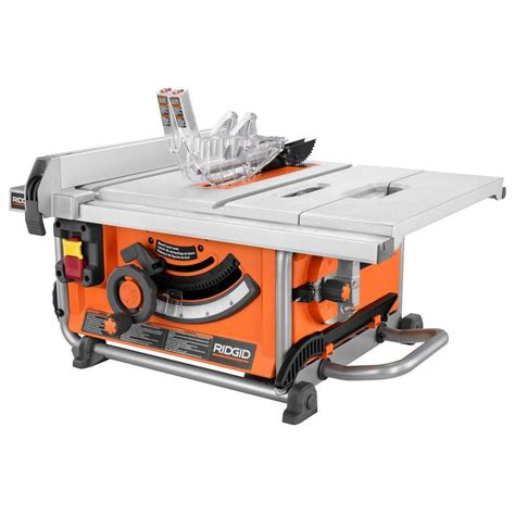 RIDGID 15 Amp 10 in. Compact Table Saw-R4516 - The Home Depot