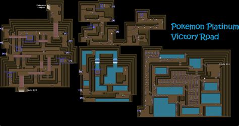 Victory Road: MAP and ITEM LOCATIONS : twitchplayspokemon