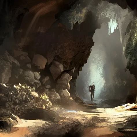 digital art of an entrance to a cave, artstation, tomb | Stable Diffusion | OpenArt