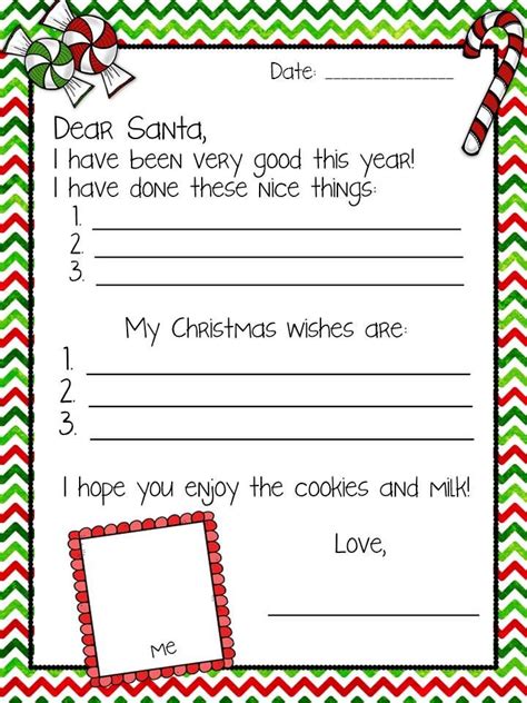 28++ Letter to santa template in HD | memepaper