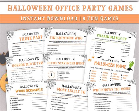 Halloween Office Party Games, Halloween Games for Office Party, Office Halloween Ideas ...