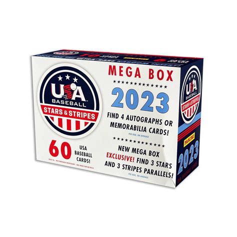 2023 Panini Stars and Stripes Baseball Trading Cards Mega Box - Walmart.com