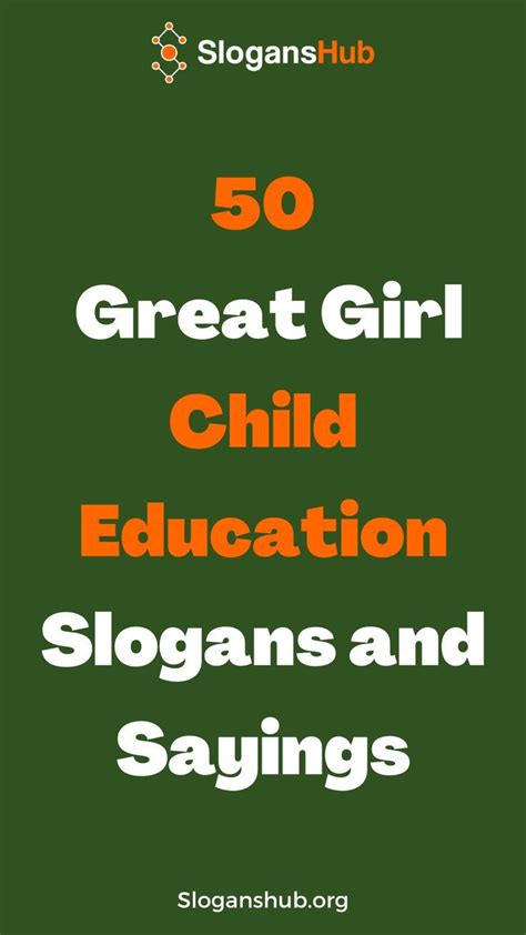 50 Great Girl Child Education Slogans and Sayings | Education slogans ...