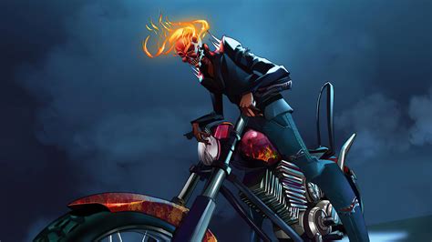 3840x2160 Ghost Rider With Bike 4K ,HD 4k Wallpapers,Images,Backgrounds ...