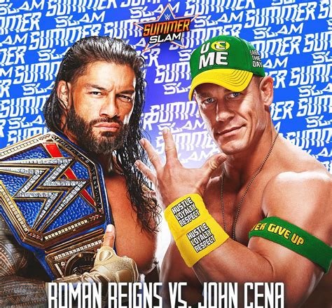 Roman Reigns vs John Cena winner Roman Reigns