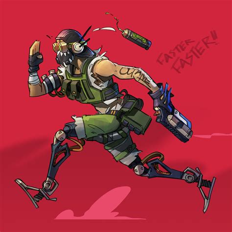 ArtStation - Faster, faster! - Apex Legends Octane Fan Art