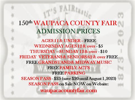 Waupaca County Fair | Official Website of the Waupaca County Fair