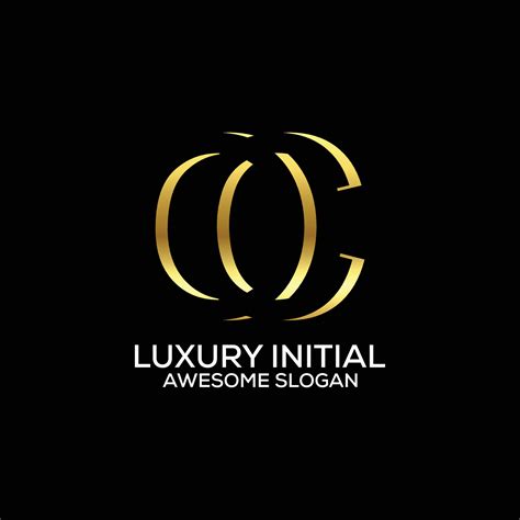 co initial with luxury logo design gradient color 24307739 Vector Art ...