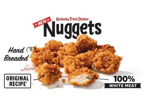 KFC Announces New Hand-Breaded Chicken Nuggets & More