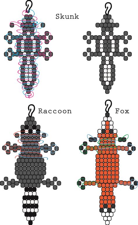 Free Printable Pony Bead Keychain Patterns - Printable Word Searches