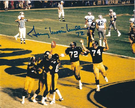 Autographed GERRY MULLINS 8X10 Pittsburgh Steelers Photo - Main Line ...