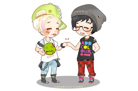 Chibi Drarry - Hipsters by Cremebunny on DeviantArt Daniel Harry Potter ...