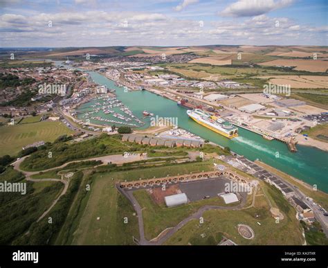 Newhaven Fort Port and Ferry Stock Photo - Alamy