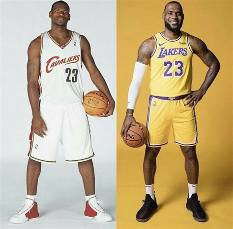 BEFORE AND AFTER LEBRON JAMES LAKERCREW | Lebron james dunking, Lebron james lakers, Lebron james