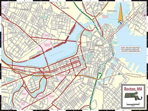 Trolleytours - Boston Old Town Trolley Route Map | Usa - Printable Map ...