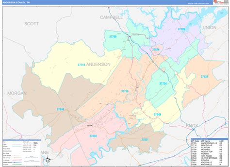 Map Books of Anderson County Tennessee - marketmaps.com