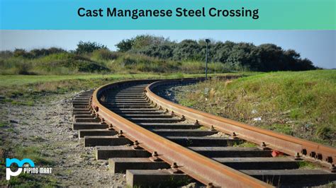 Cast manganese steel crossing