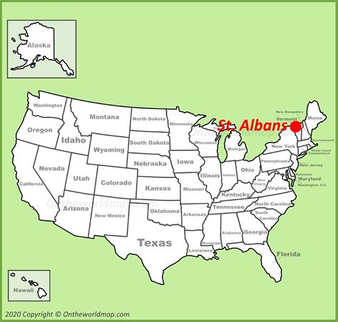 St. Albans Map | Vermont, U.S. | Maps of St. Albans