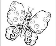 Coloriage Magnifique Papillon gratuit à imprimer liste 40 à 60