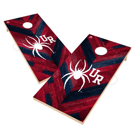 University of Richmond Spiders 2x4 Solid Wood Cornhole | Victory Tailgate