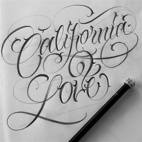 Cursive tattoo fonts alphabet - boomkool